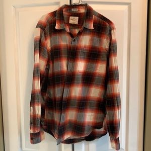 American Eagle classic fit Seriously soft Mens Large plaid shirt